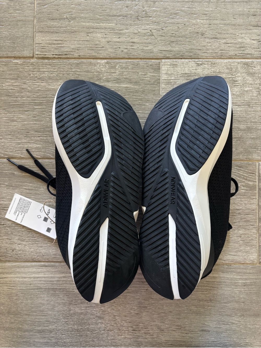 Adidas Men's Black and White Running Shoes Size 8.5 W - Picture 8 of 8